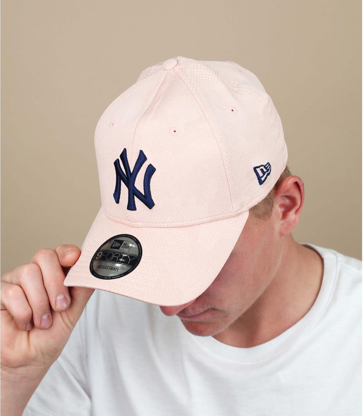 gorra NY rosa azul Enginneered Plus NY 940 blush navy